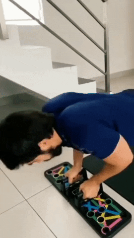 Tabla de Flexiones 9 en 1 para Entrenar en Casa
