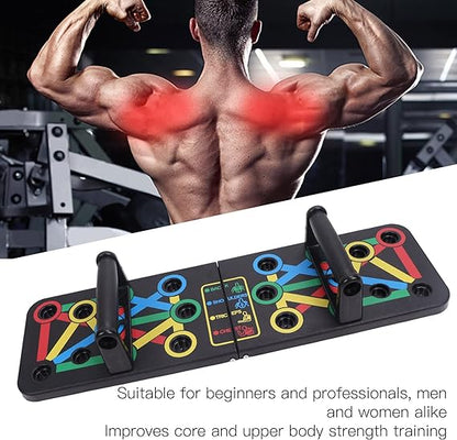 Tabla de Flexiones 9 en 1 para Entrenar en Casa